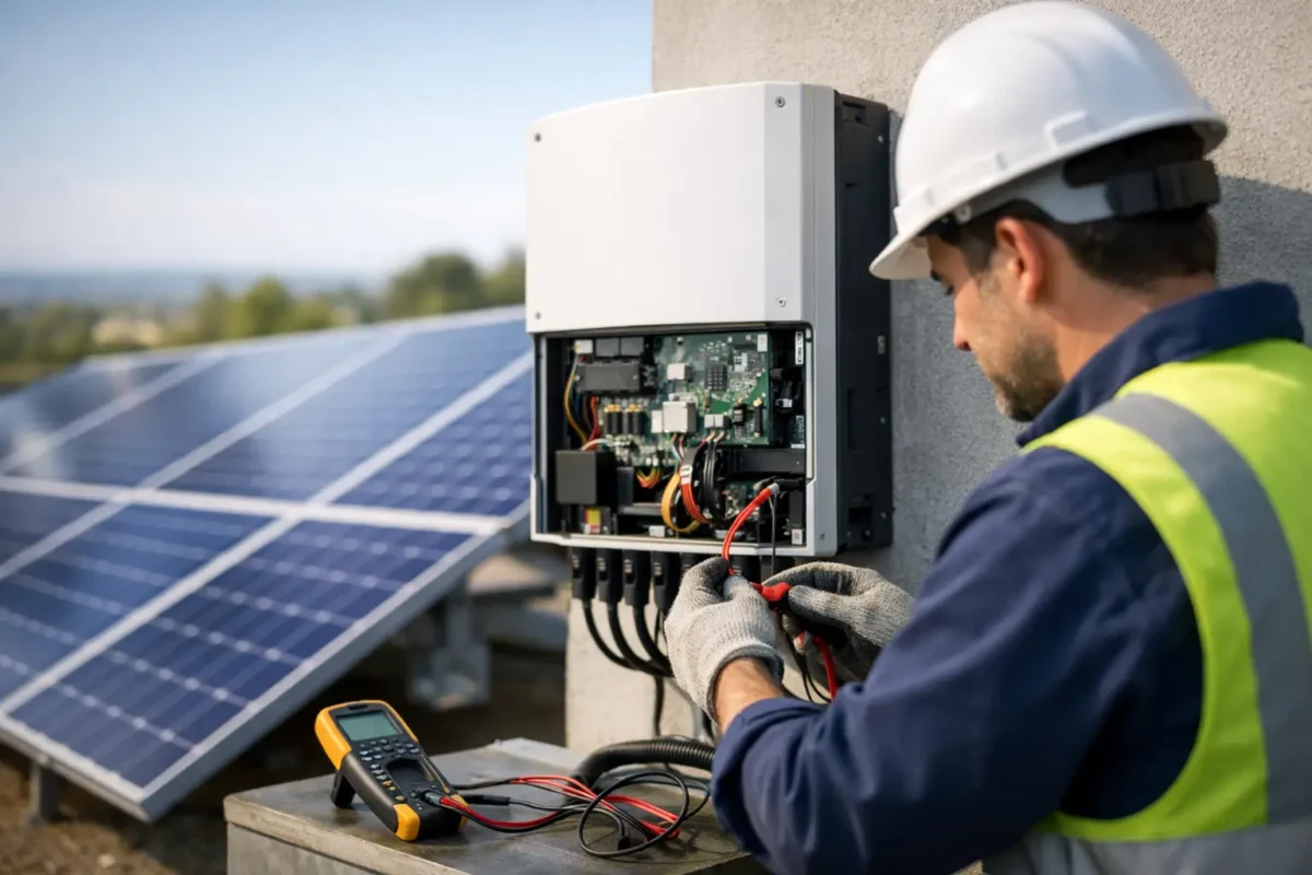 Inverter Service Project Example for Solar Repairs