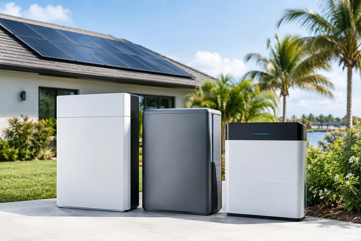 Solar Batteries Comparison for Florida Homes